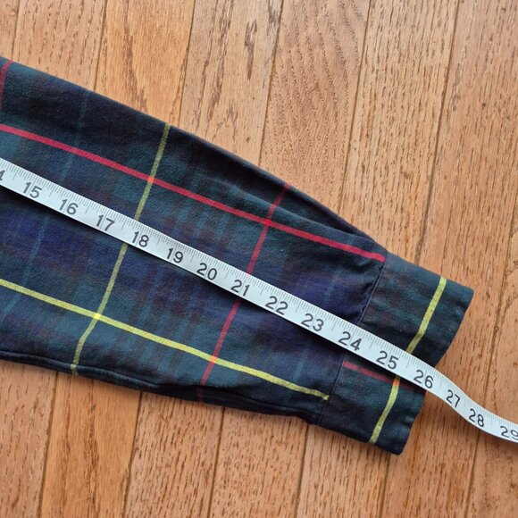 Polo Ralph Lauren Classic Fit Pony Shirt Men's XL Button Up Green Plaid - Picture 12 of 14